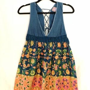 Free people lace back blouse